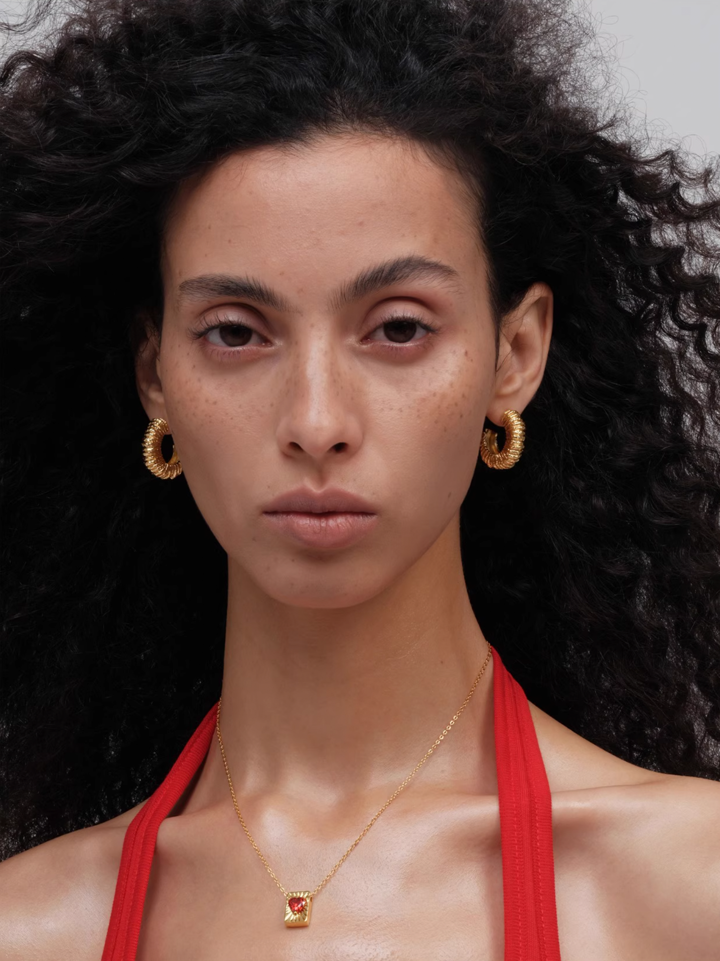 Molten Texture Hoop Earrings - The New Witch