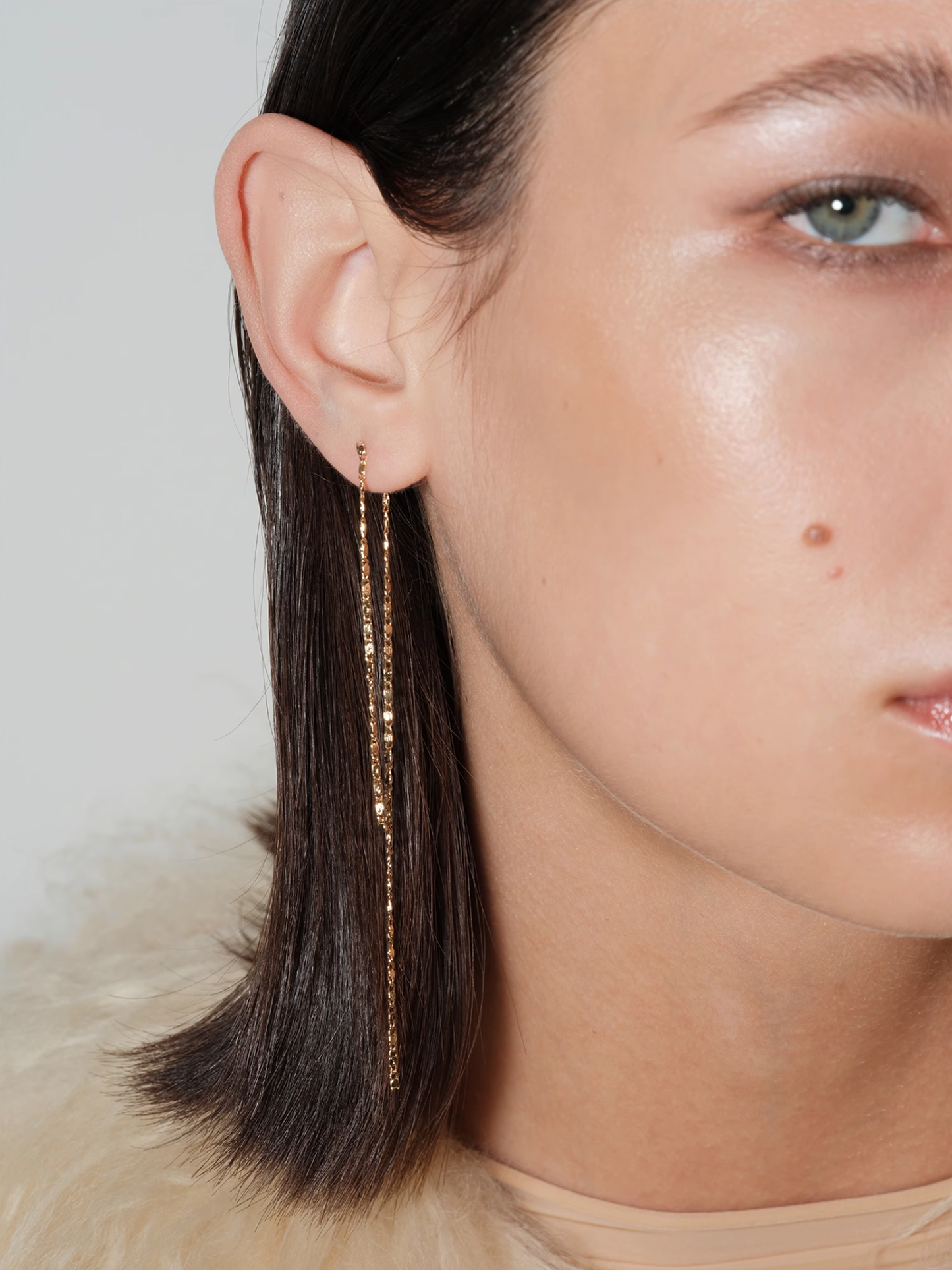 Layered Fine Chain Threader Earrings - The New Witch