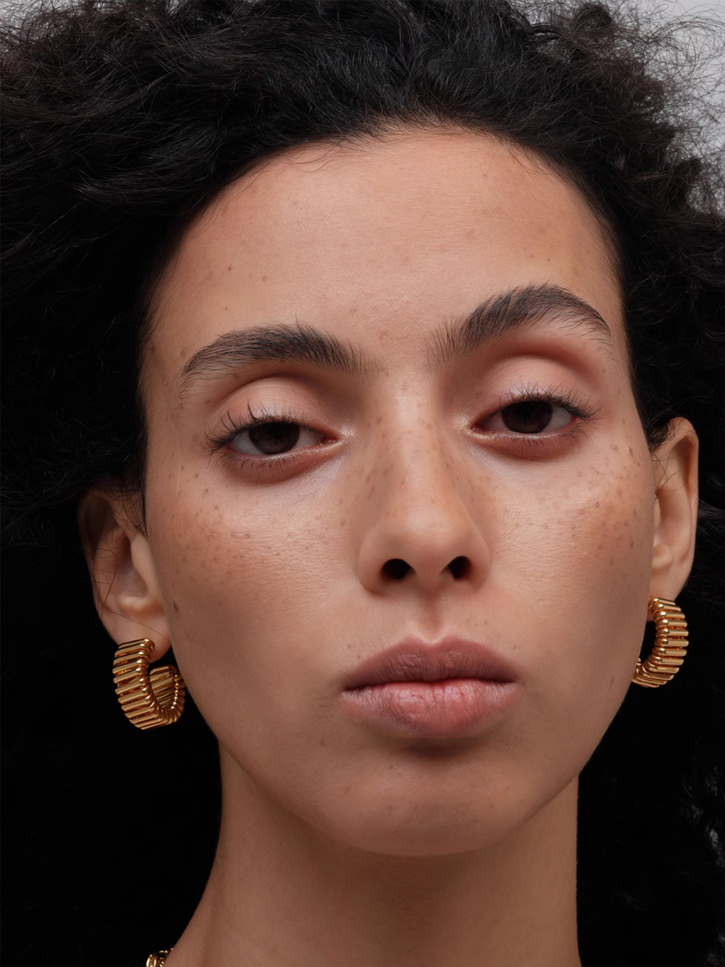 Ribbed Hoop Earrings - The New Witch