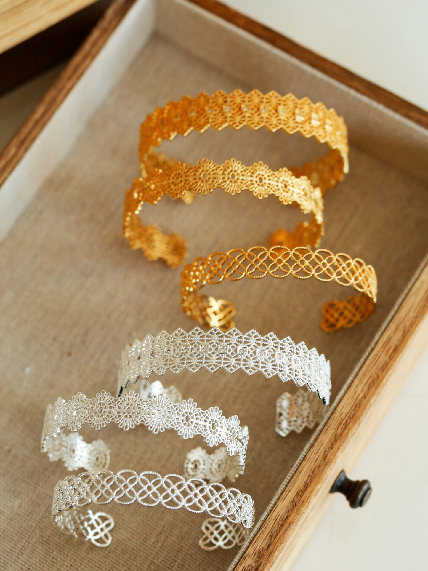 Lace Filigree Cuff Bracelet - The New Witch