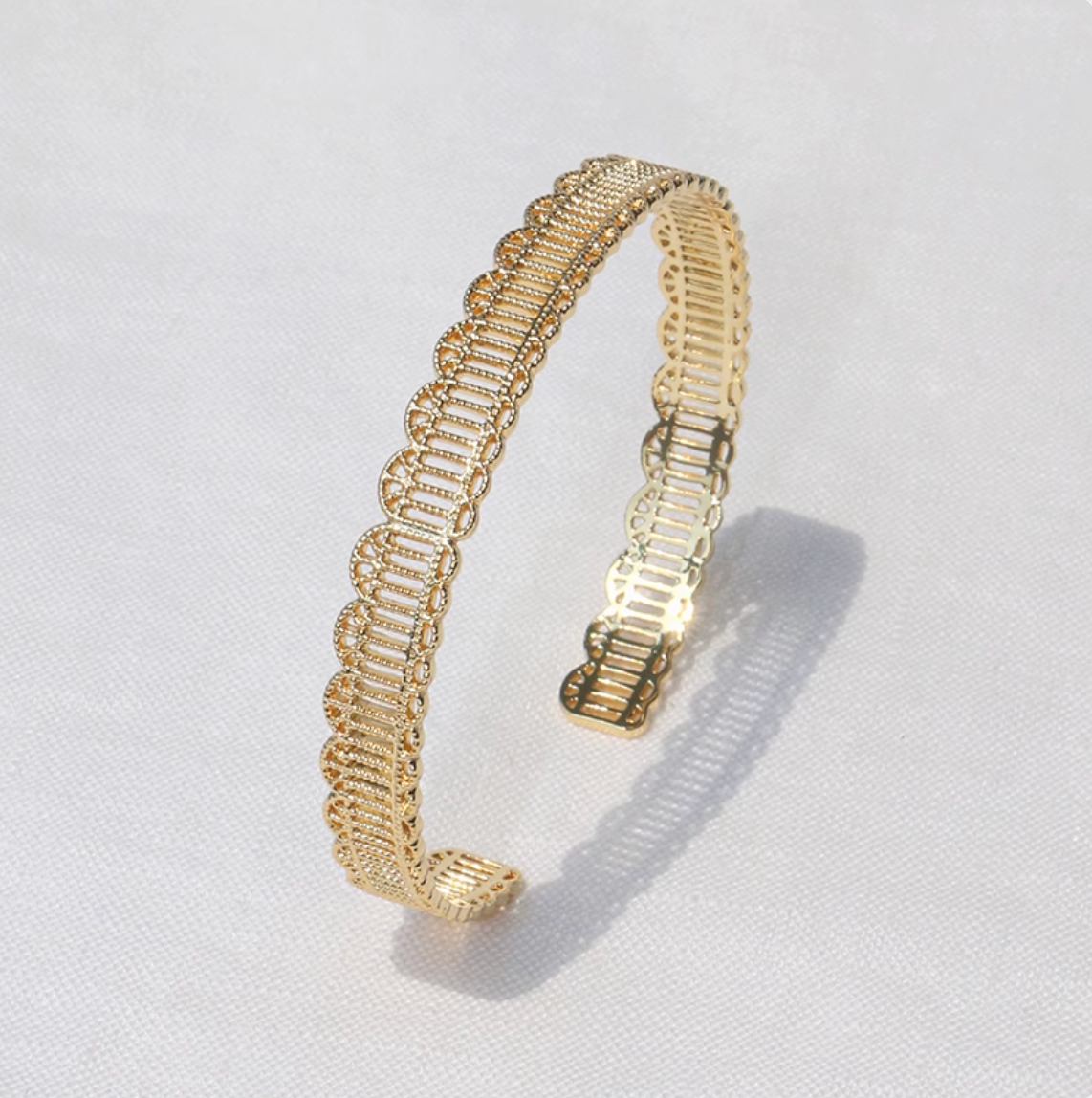 Lace Filigree Cuff Bracelet - The New Witch