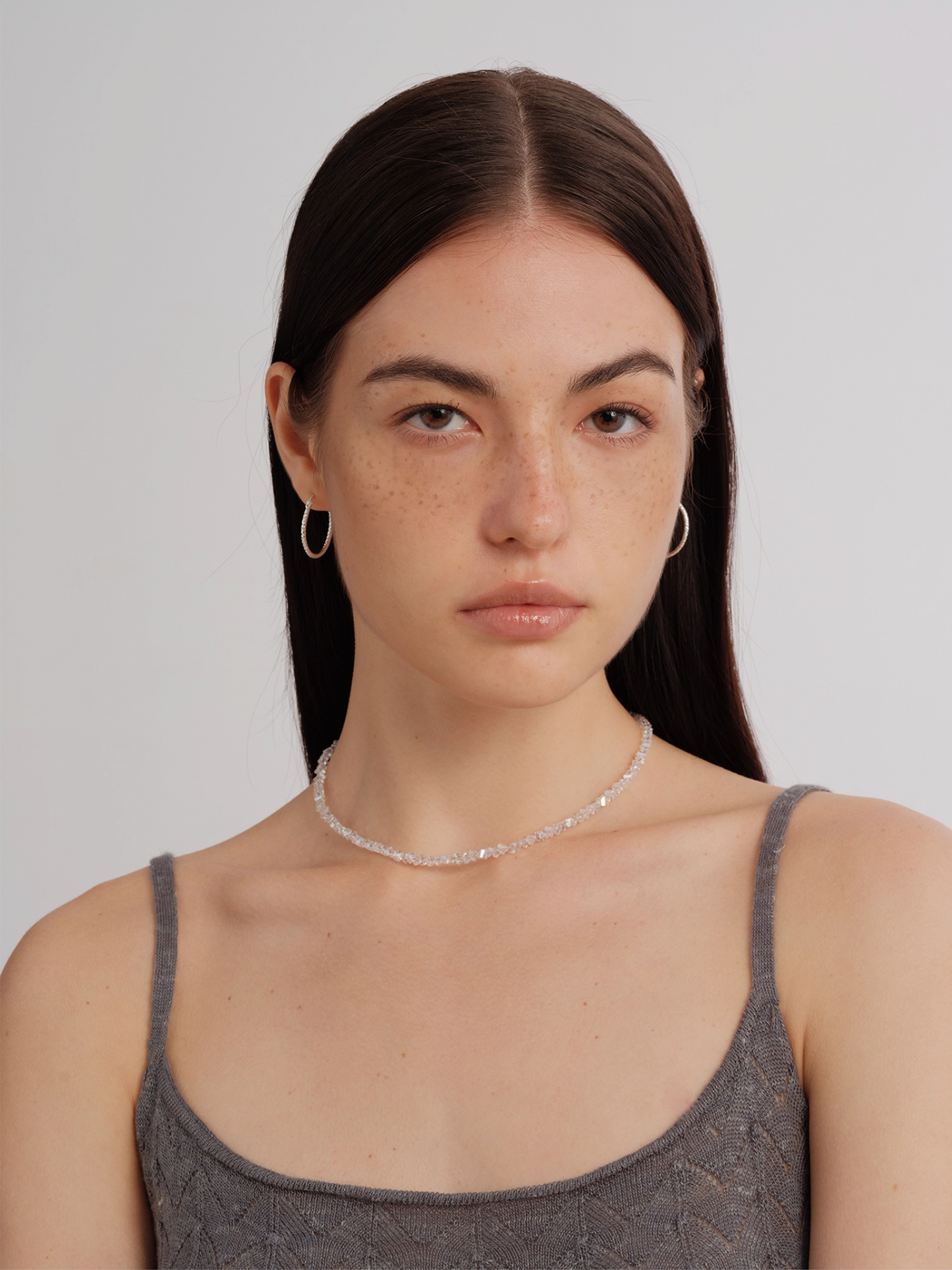 White Crystal Necklace