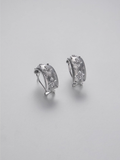 Baroque Stripe Hoop Earrings - The New Witch