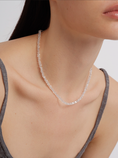 White Crystal Necklace