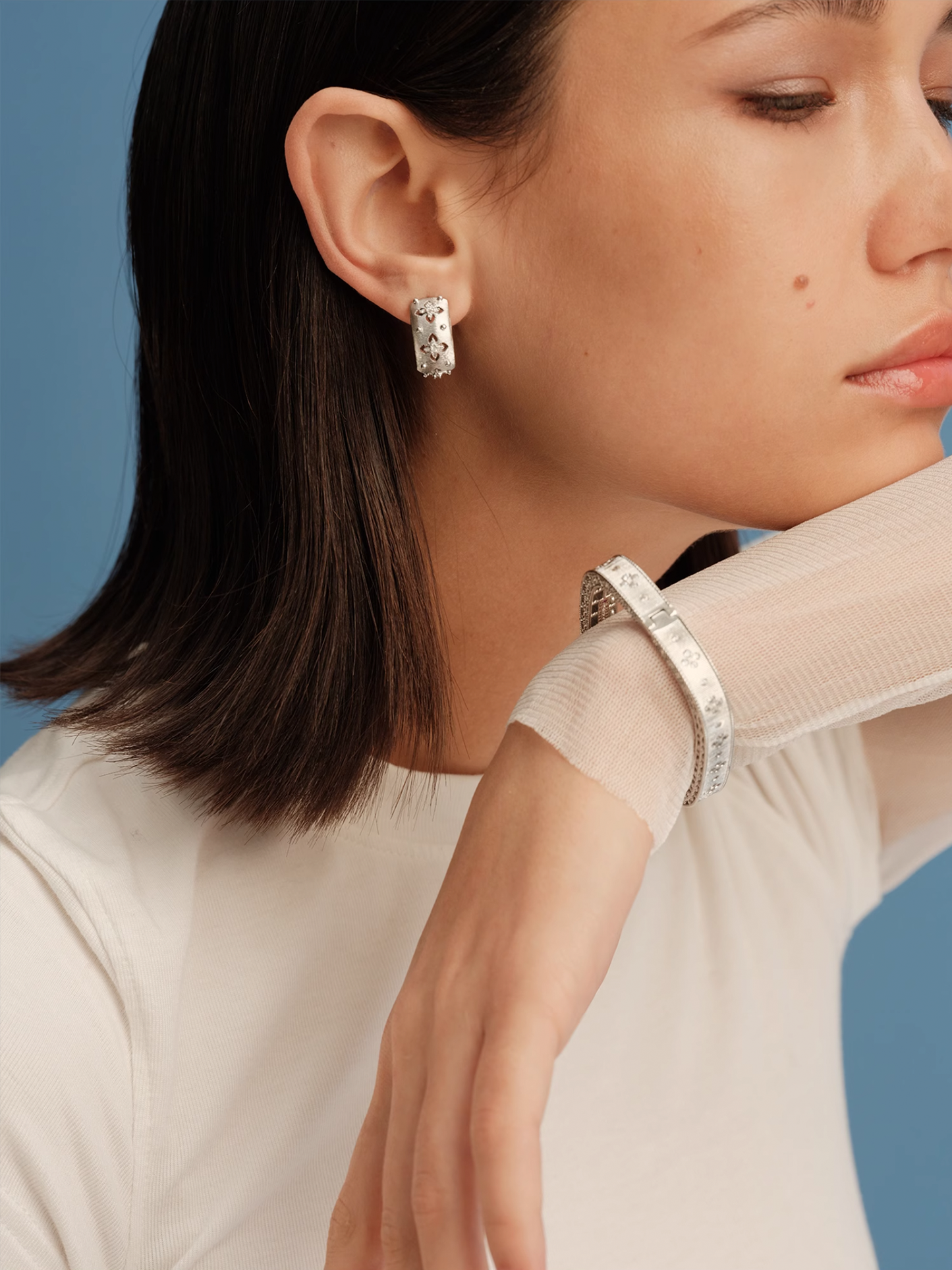 Baroque Stripe Hoop Earrings - The New Witch