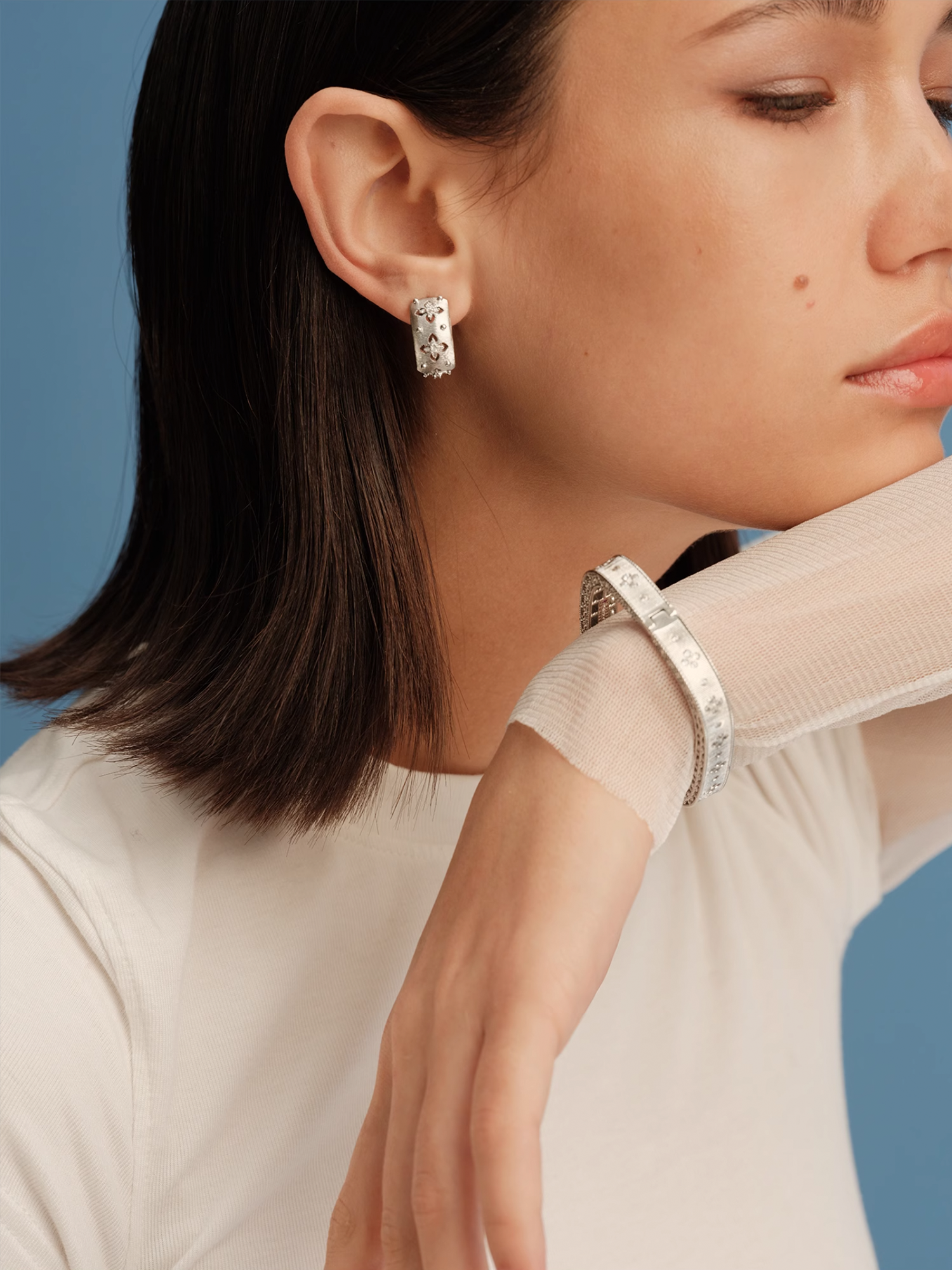 Baroque Stripe Hoop Earrings - The New Witch