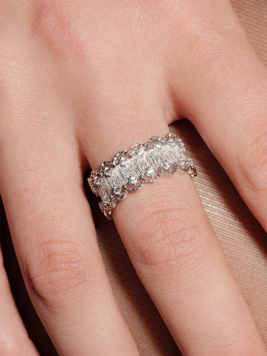 Sterling Silver Lace Ring - The New Witch