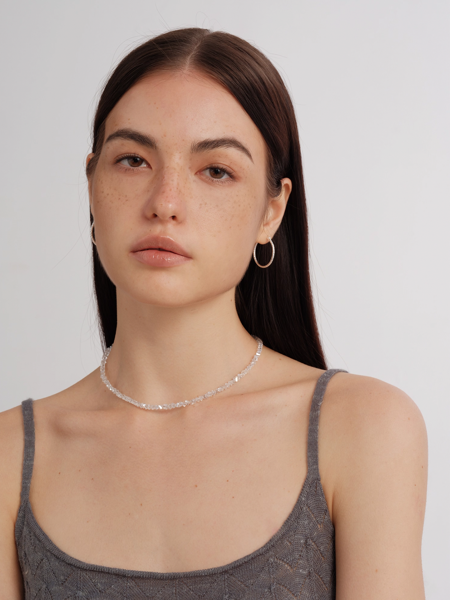 White Crystal Necklace