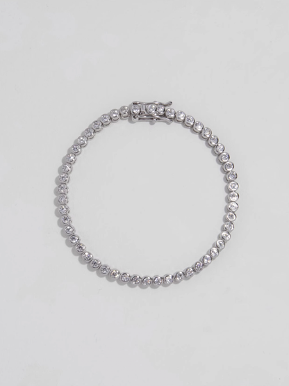 Sterling Silver Tennis Bracelet - The New Witch