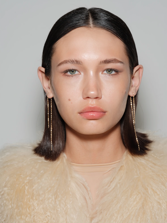 Layered Fine Chain Threader Earrings - The New Witch