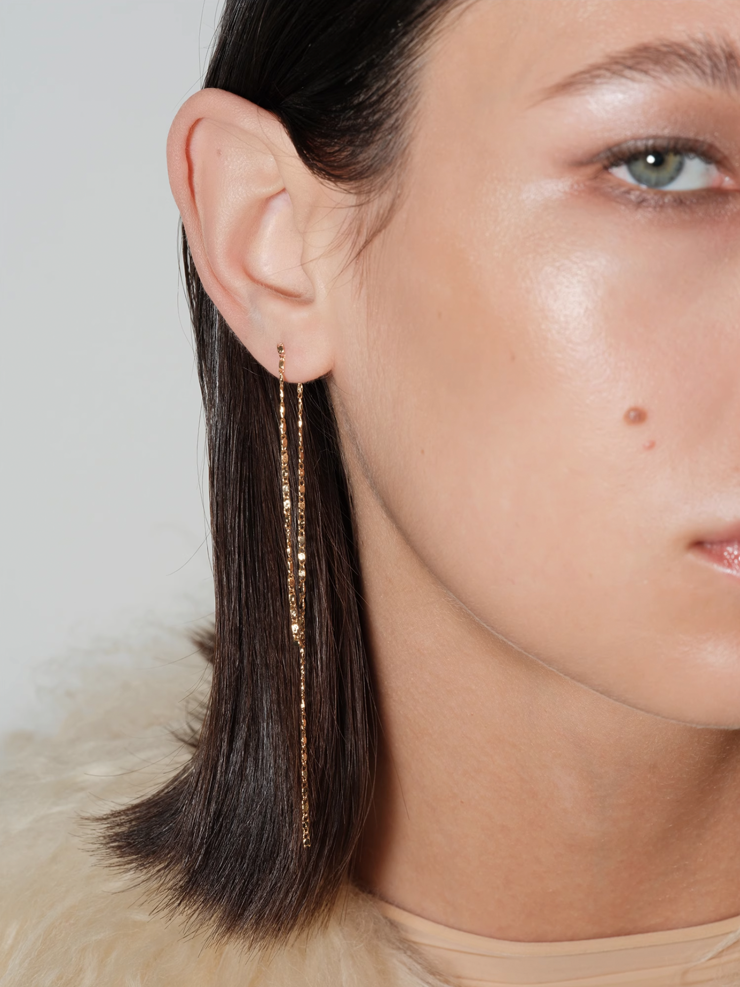 Layered Fine Chain Threader Earrings - The New Witch