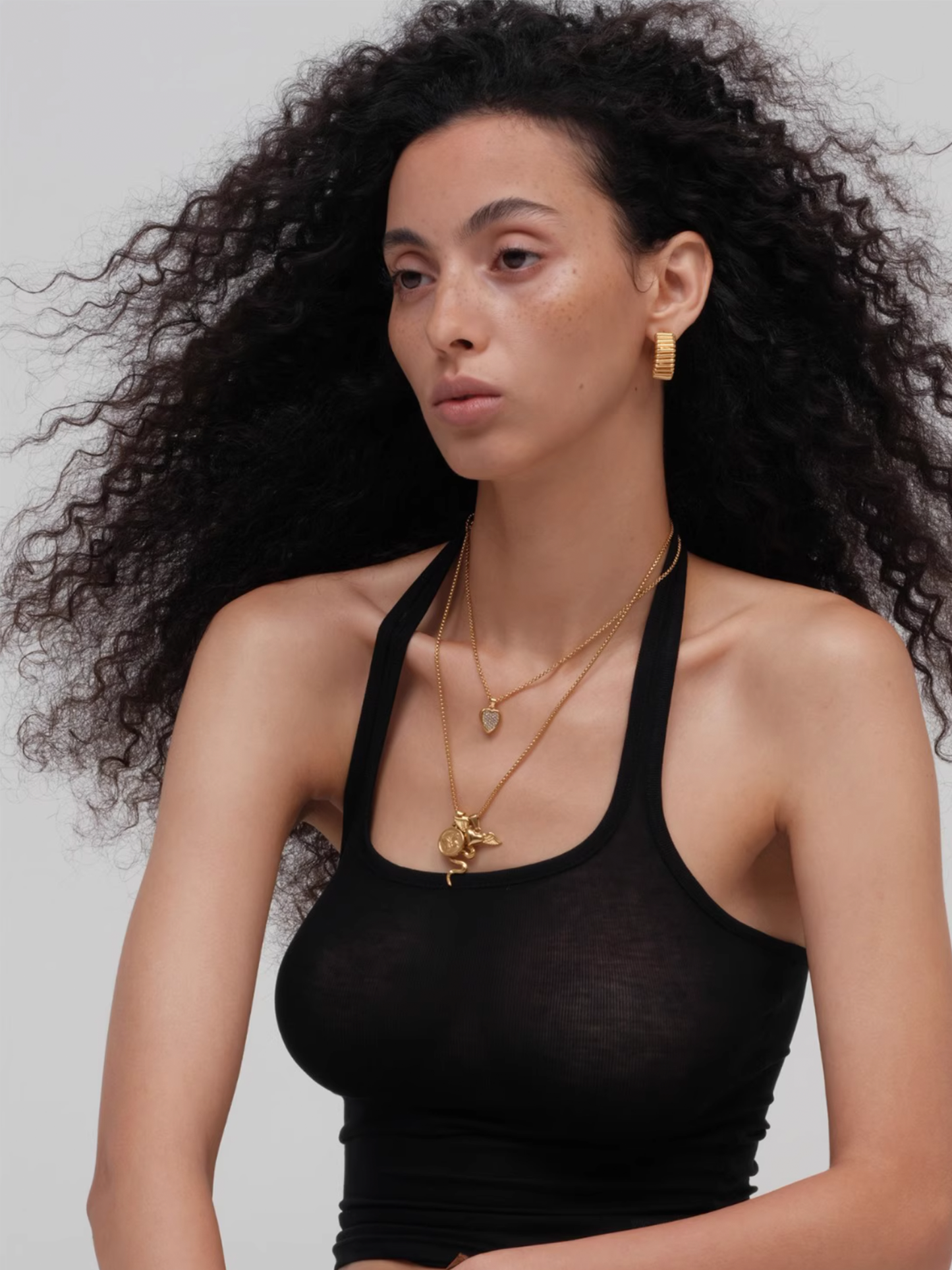 Ribbed Hoop Earrings - The New Witch