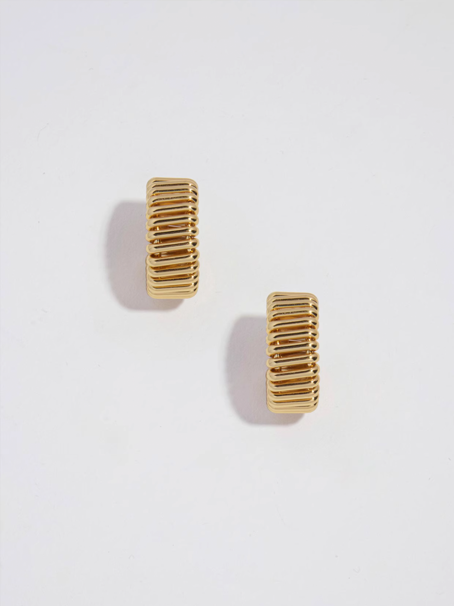 Ribbed Hoop Earrings - The New Witch