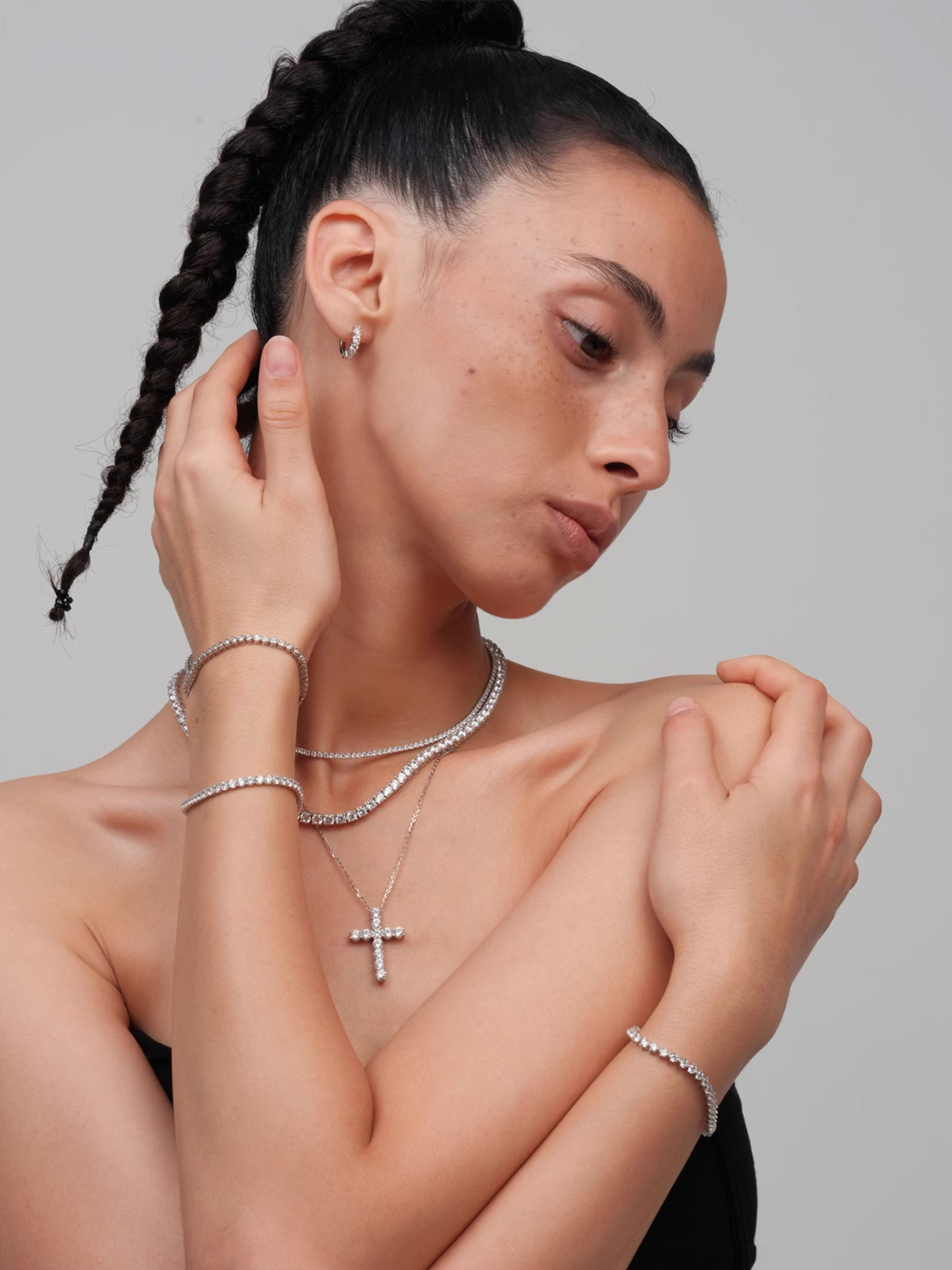 Sterling Silver Tennis Bracelet - The New Witch