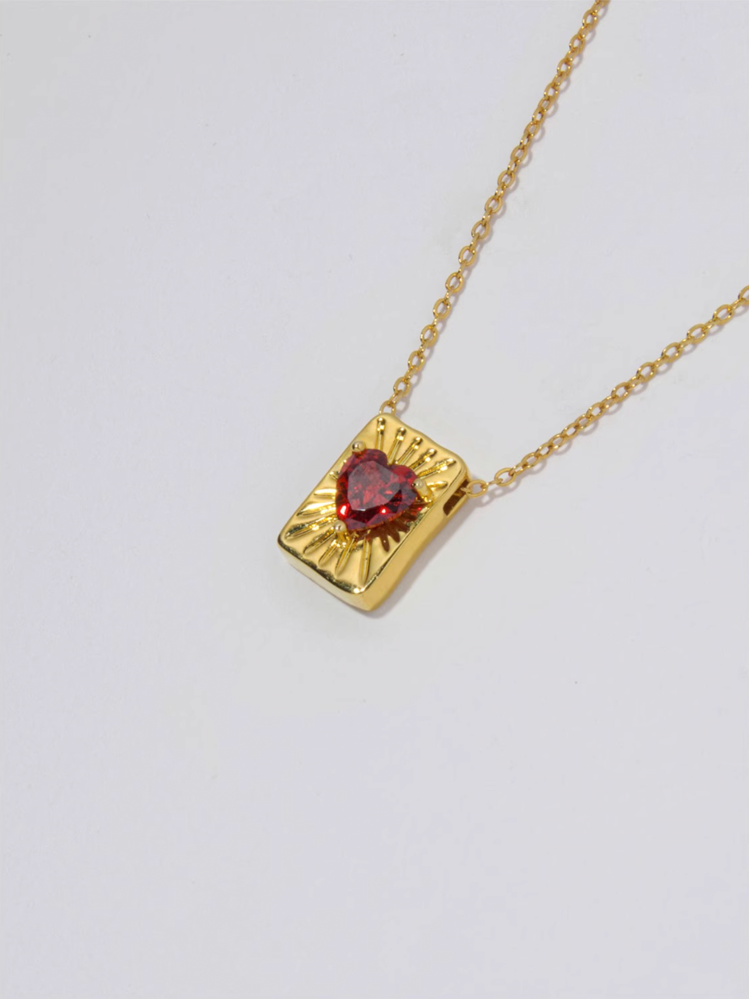 Ruby Heart Necklace - The New Witch