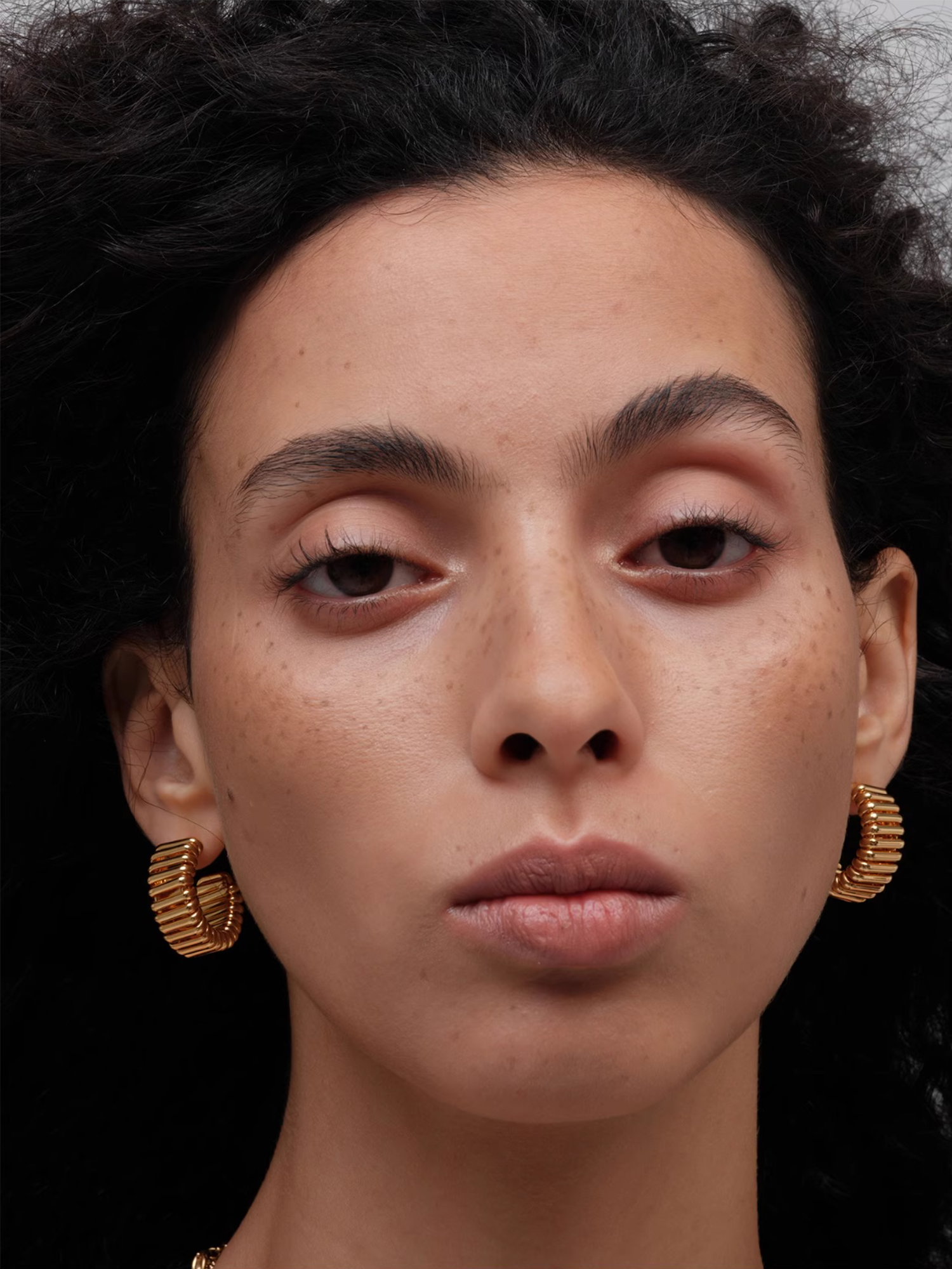 Ribbed Hoop Earrings - The New Witch