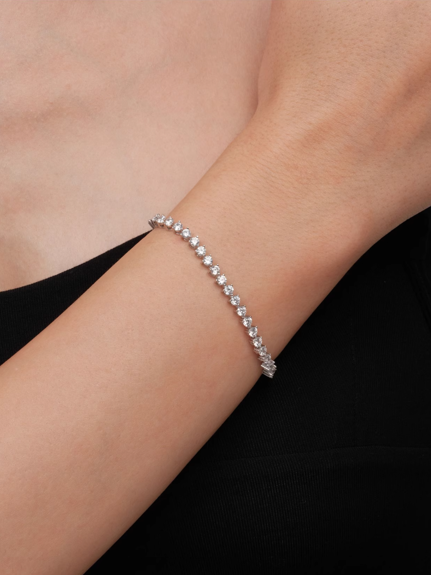 Sterling Silver Tennis Bracelet - The New Witch
